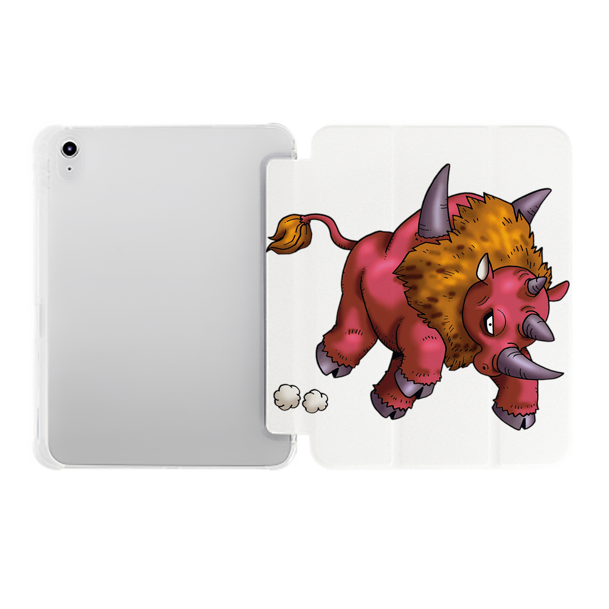 （画像用） ドラゴンクエスト Doragon Kuesuto Dragon Quest IPad ケース ペン収納付き 三つ折りスタンド PUレザー×シリコン 対応機種9.5/10.5/10.9インチ